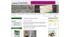 Desktop Screenshot of fergus-ontario.com