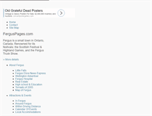 Tablet Screenshot of fergus-ontario.com